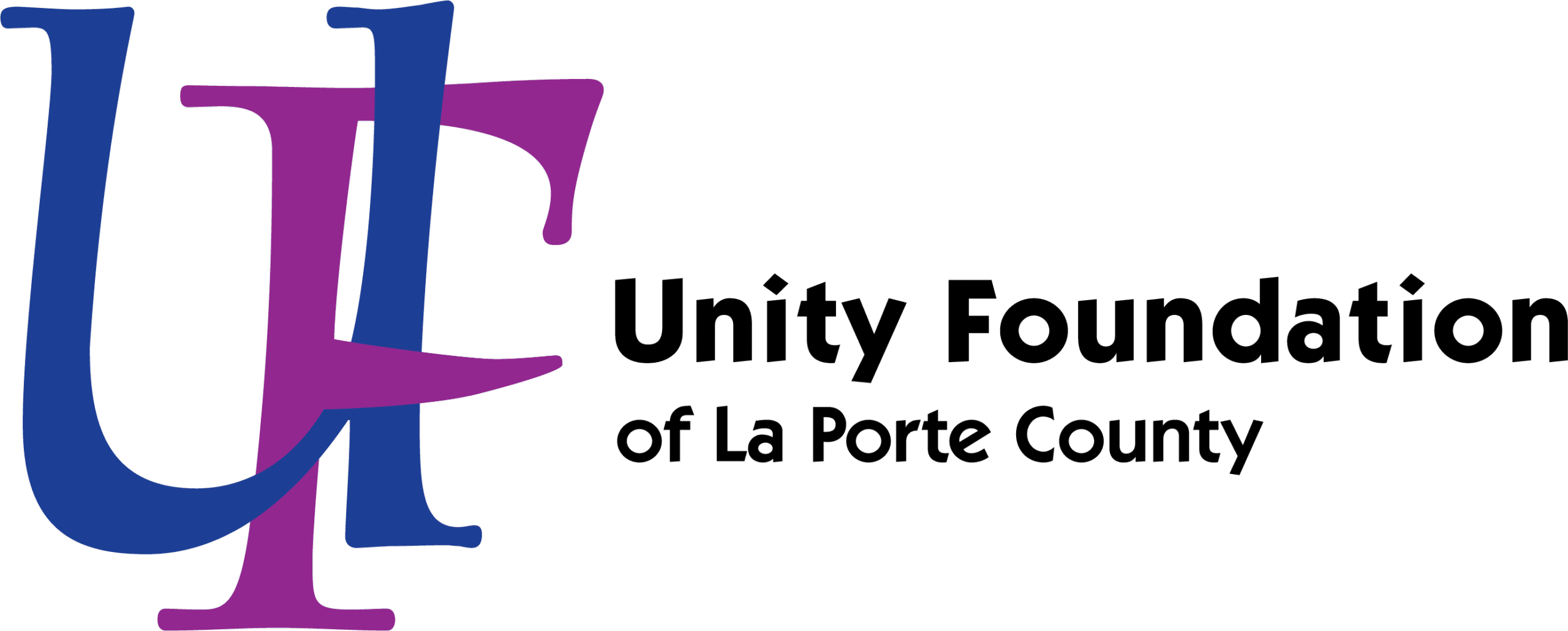 Unity Foundation of LaPorte County logo promoting philanthropy and local support initiatives