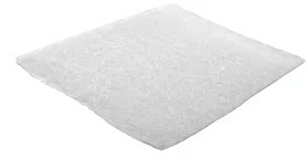 White polyester filter pad for dust collection and air filtration